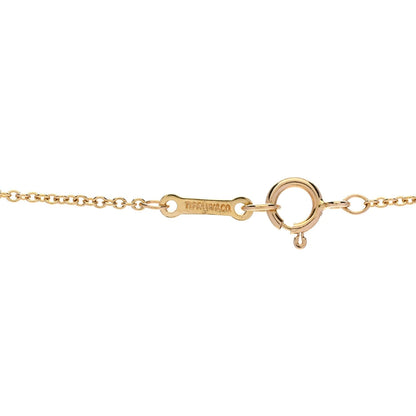 Tiffany 18K Yellow Gold Zodiac Virgo Pendant Necklace