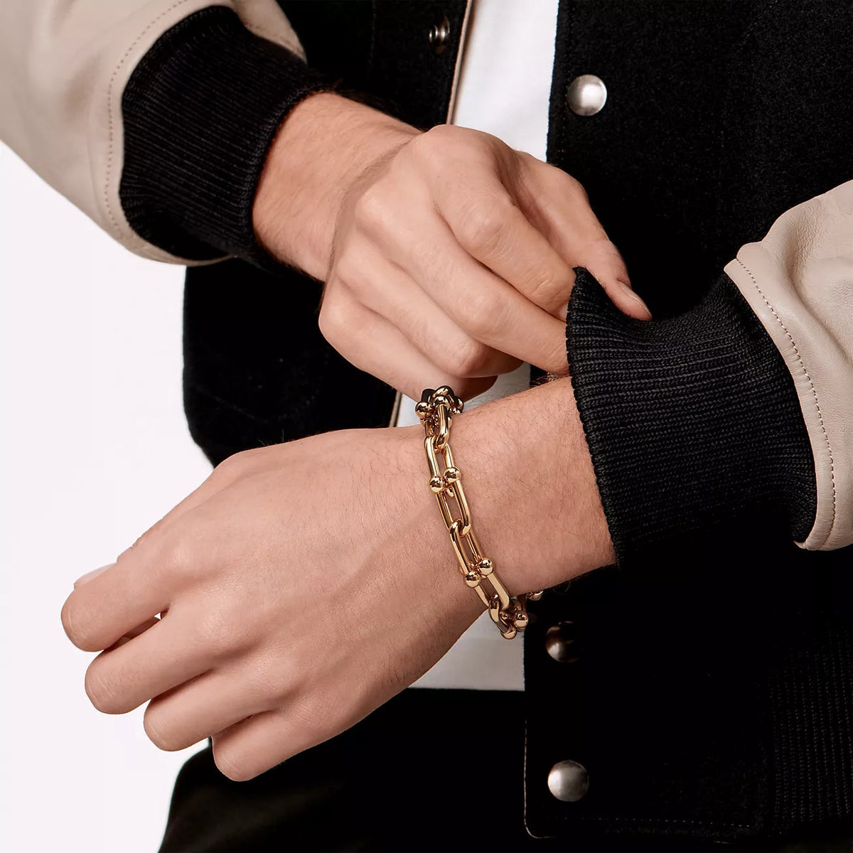 18K Rose Gold Tiffany HardWear Bracelet