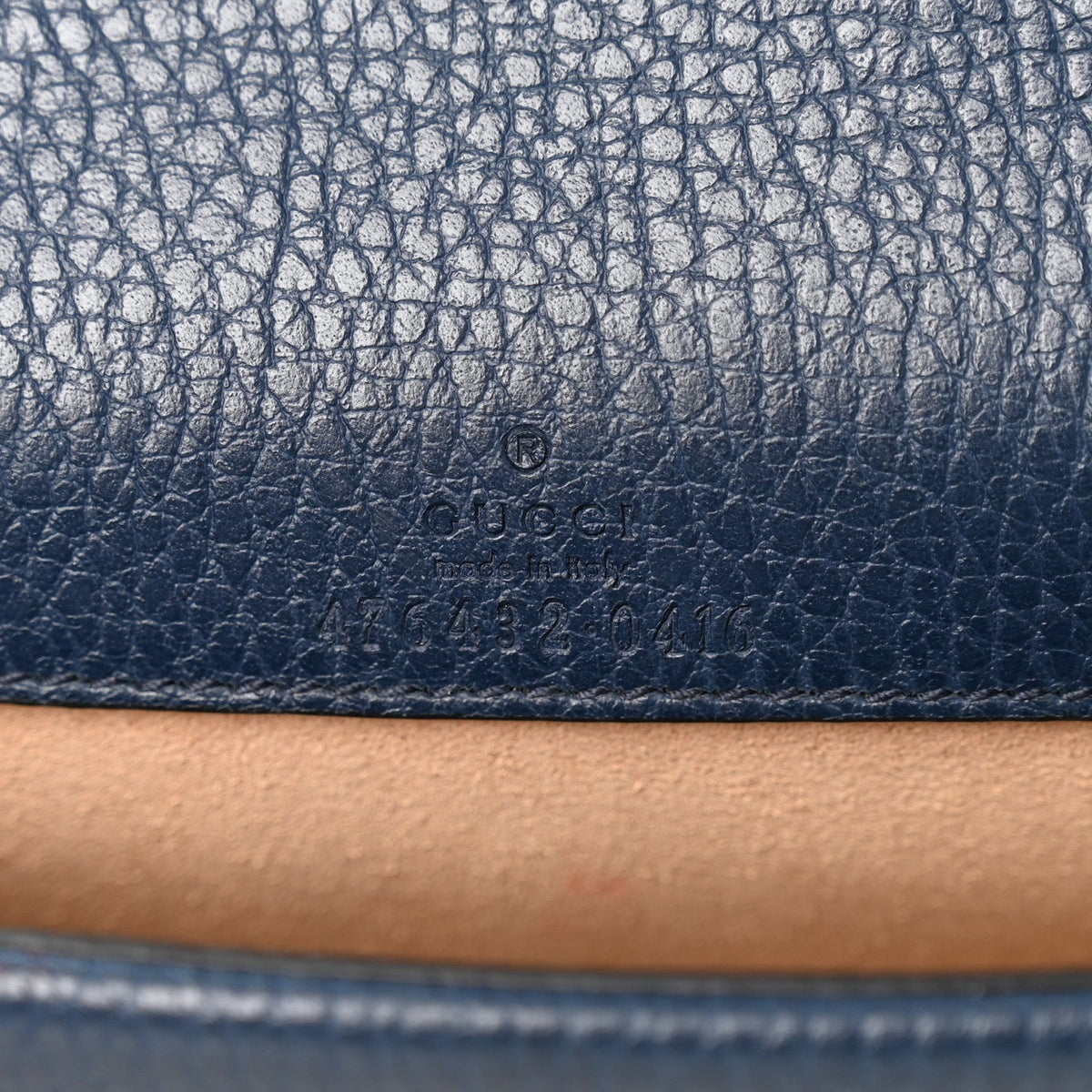 Gucci Dollar Calfskin Crystal Super Mini Dionysus Shoulder Bag Blue Agata