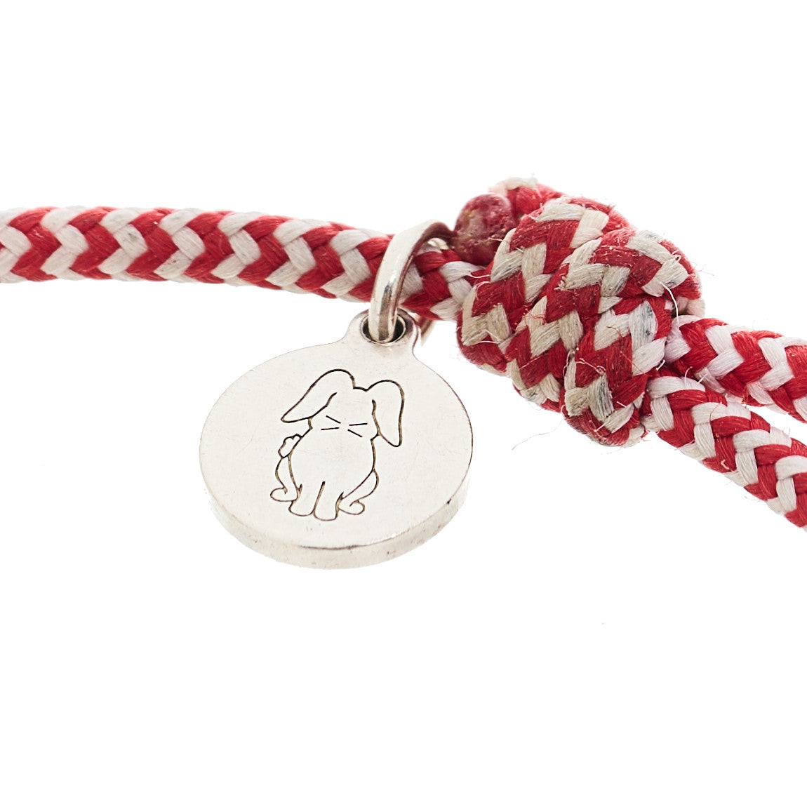 Louis Vuitton Sterling Silver Lockit Bracelet Red White