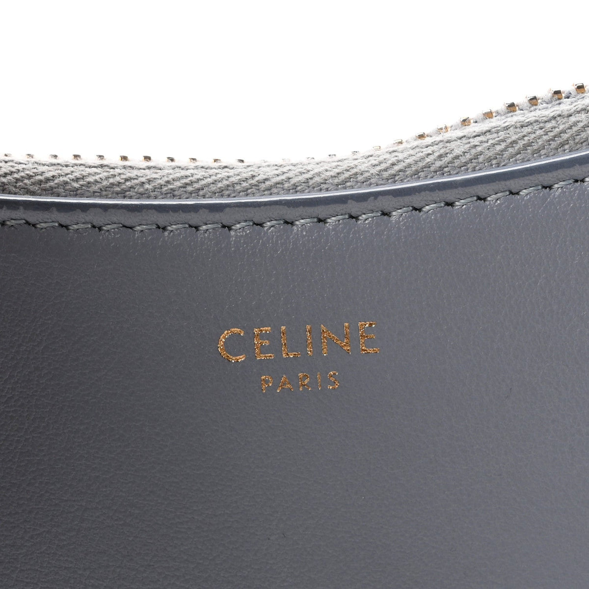 Celine Smooth Calfskin Medium Strap Ava Shoulder Bag Arctic Blue