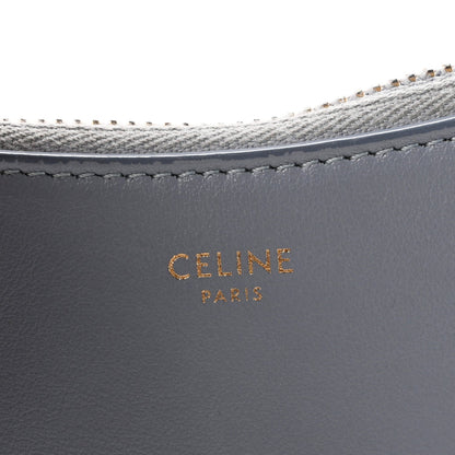 Celine Smooth Calfskin Medium Strap Ava Shoulder Bag Arctic Blue