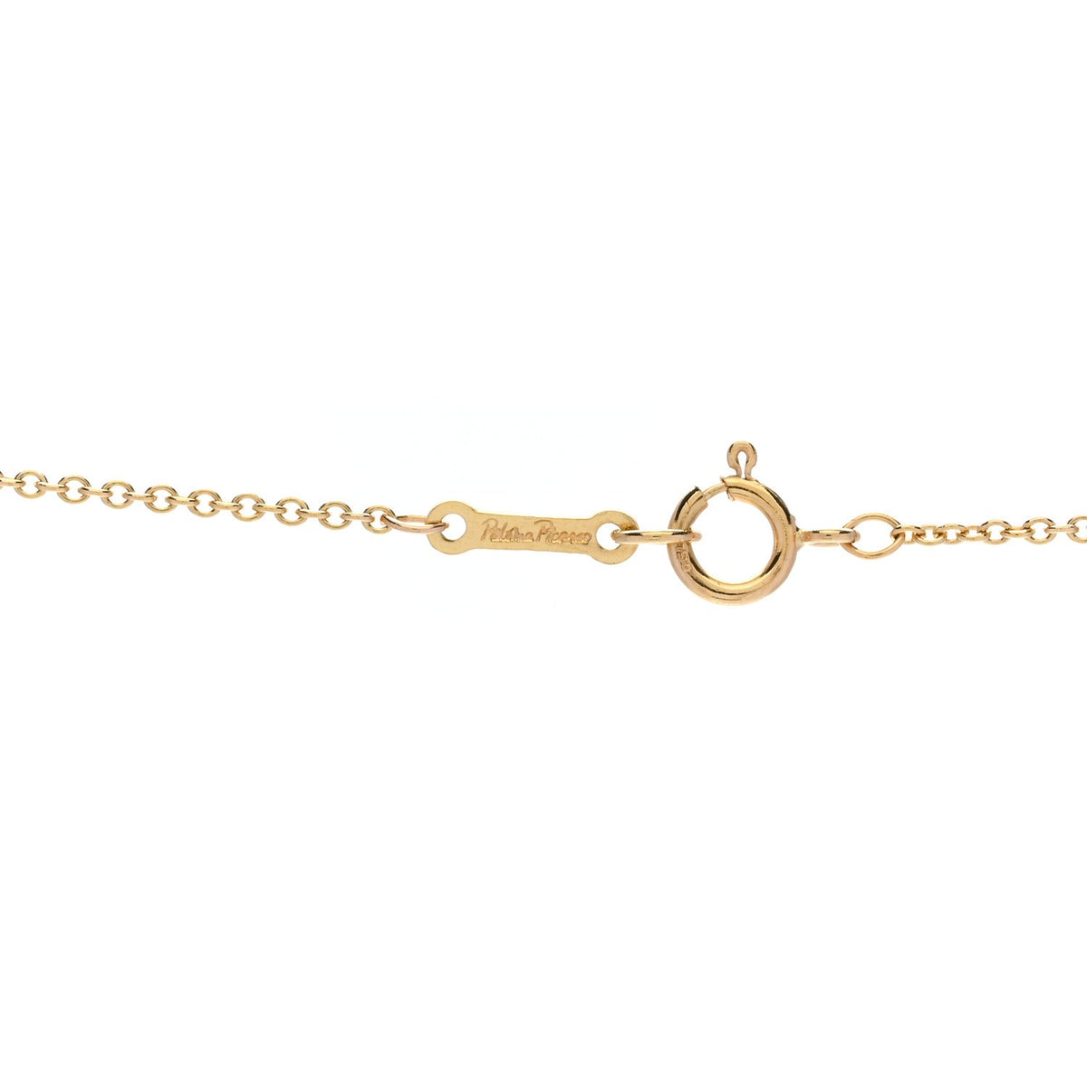 Tiffany 18K Yellow Gold Zodiac Virgo Pendant Necklace