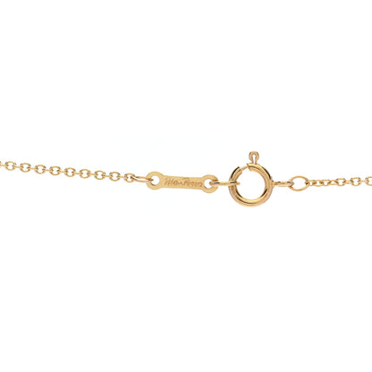 Tiffany 18K Yellow Gold Zodiac Virgo Pendant Necklace