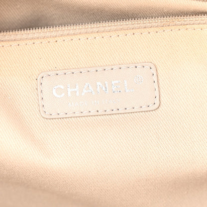 Chanel Glazed Calfskin Medium Deauville Tote Light Pink