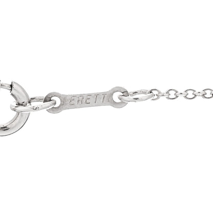 Tiffany Sterling Silver 11mm Elsa Peretti Bean Pendant Necklace