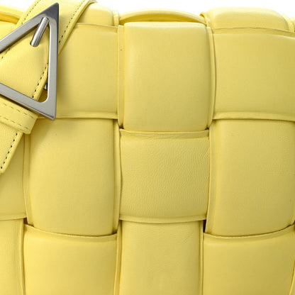 Bottega Veneta Nappa Maxi Intreccio Padded Cassette Crossbody Bag Sherbert