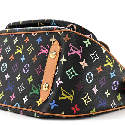 Louis Vuitton Monogram Multicolor Rita Shoulder Bag Black