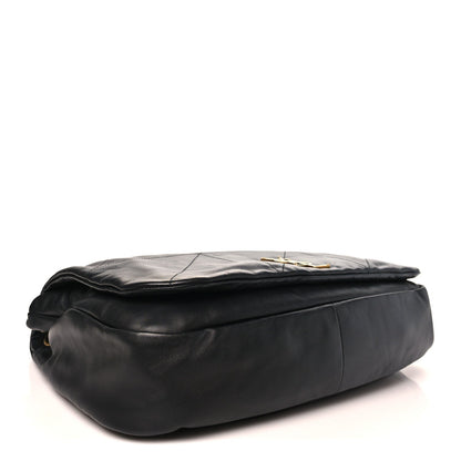 Saint Laurent Lambskin Matelasse Monogram Large Jamie 4.3 Shoulder Bag Black 1901958