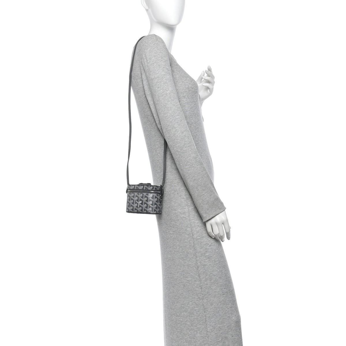 Goyard Goyardine Muse Nano Vanity Case Grey