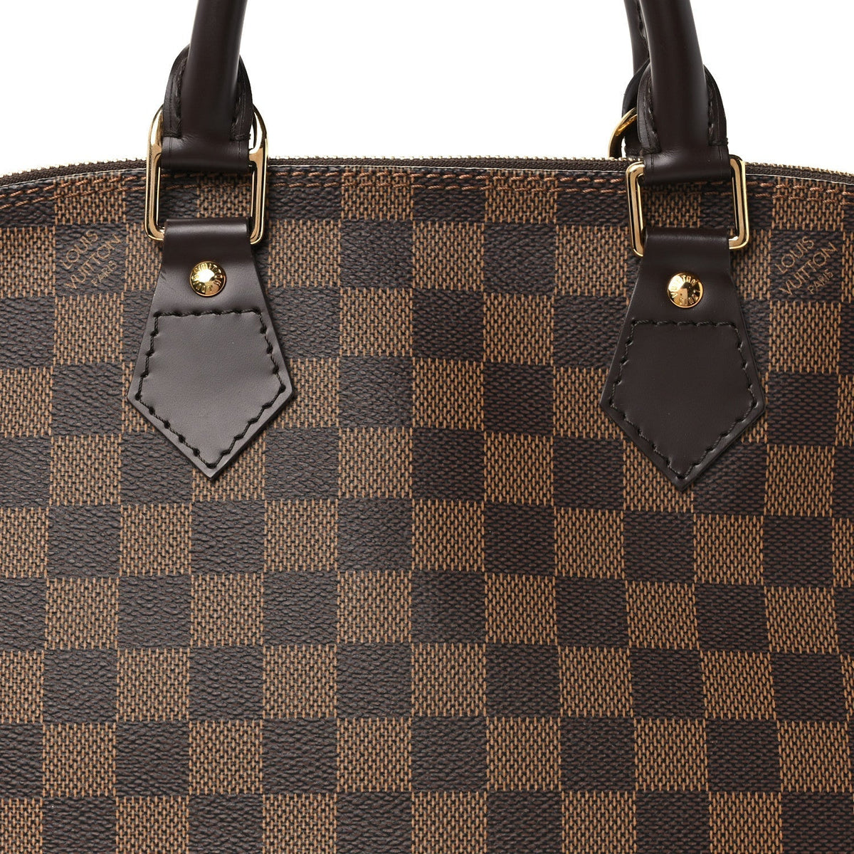 Louis Vuitton Damier Ebene Alma PM Brown