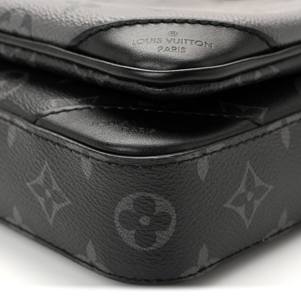 Louis Vuitton Monogram Eclipse Reverse Trio Messenger Bag Black