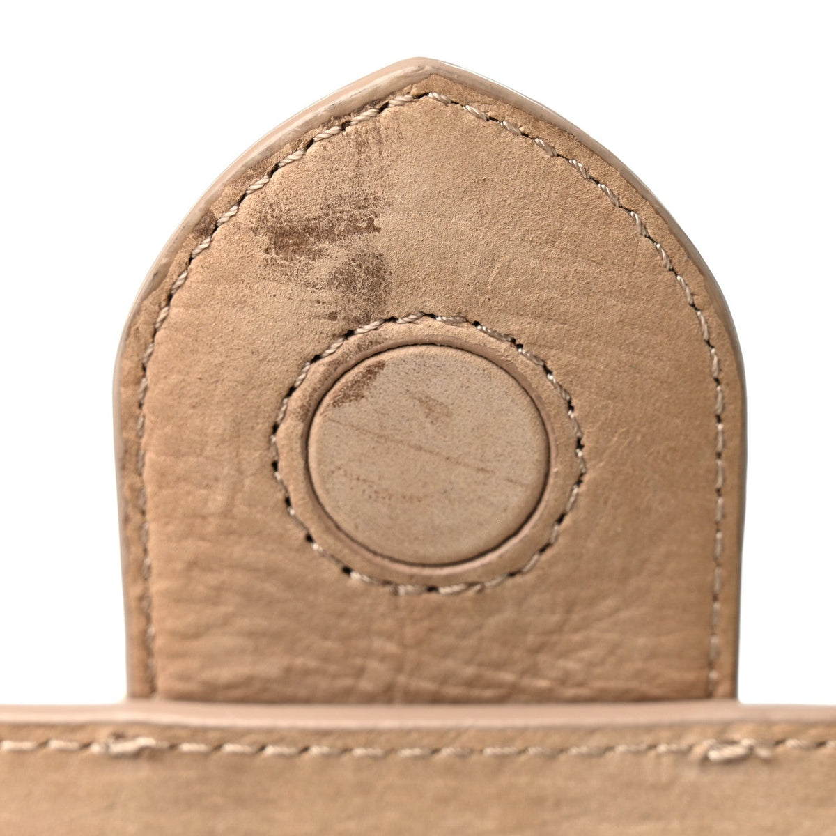 Jacquemus Nubuck Le Grand Bambino Shoulder Bag Dark Beige