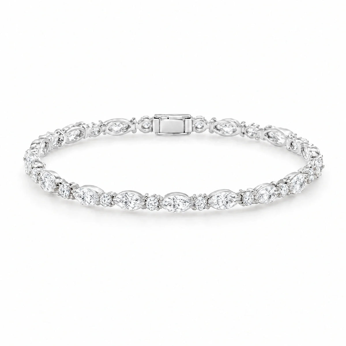 Daria 18K Gold Plated 925 Sterling Silver Cubic Zirconia Bracelet