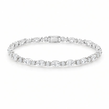Daria 18K Gold Plated 925 Sterling Silver Cubic Zirconia Bracelet