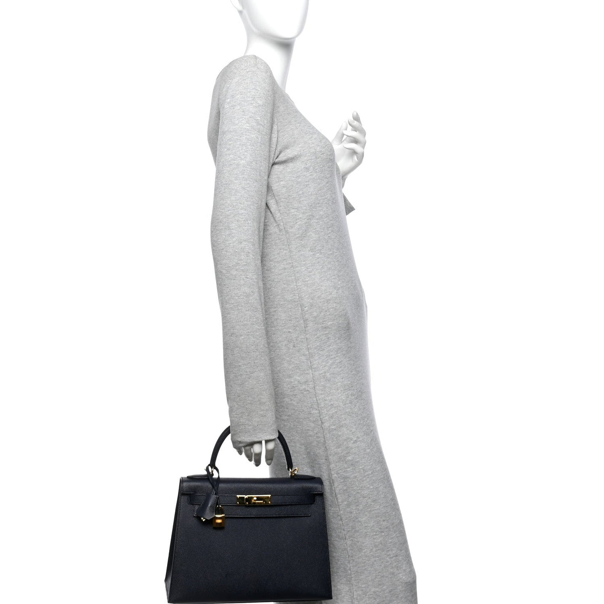 Hermes Epsom Kelly Sellier 28 Bleu Indigo