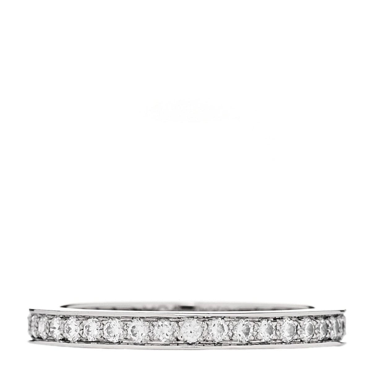 Platinum Diamond 2.1mm Romance Wedding Band Ring 47 4.25