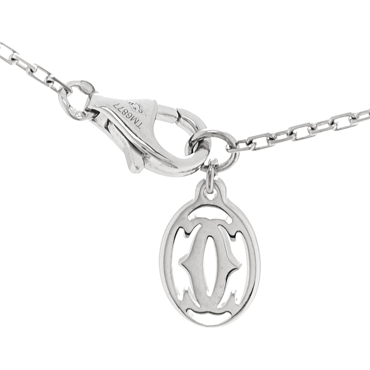 Cartier 18K White Gold Diamond SM D'Amour Pendant Necklace