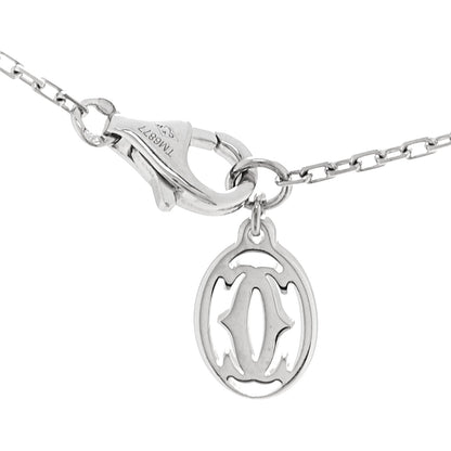Cartier 18K White Gold Diamond SM D'Amour Pendant Necklace