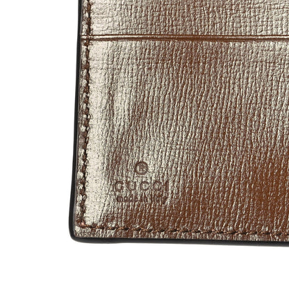 Gucci GG Supreme Calfskin Blondie Wallet on Chain Beige Brown