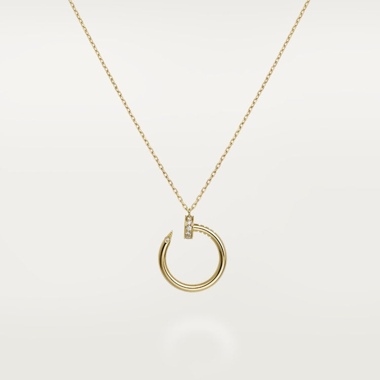 18K Gold Diamonds Cartier Juste un Clou Necklace