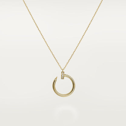 18K Gold Diamonds Cartier Juste un Clou Necklace