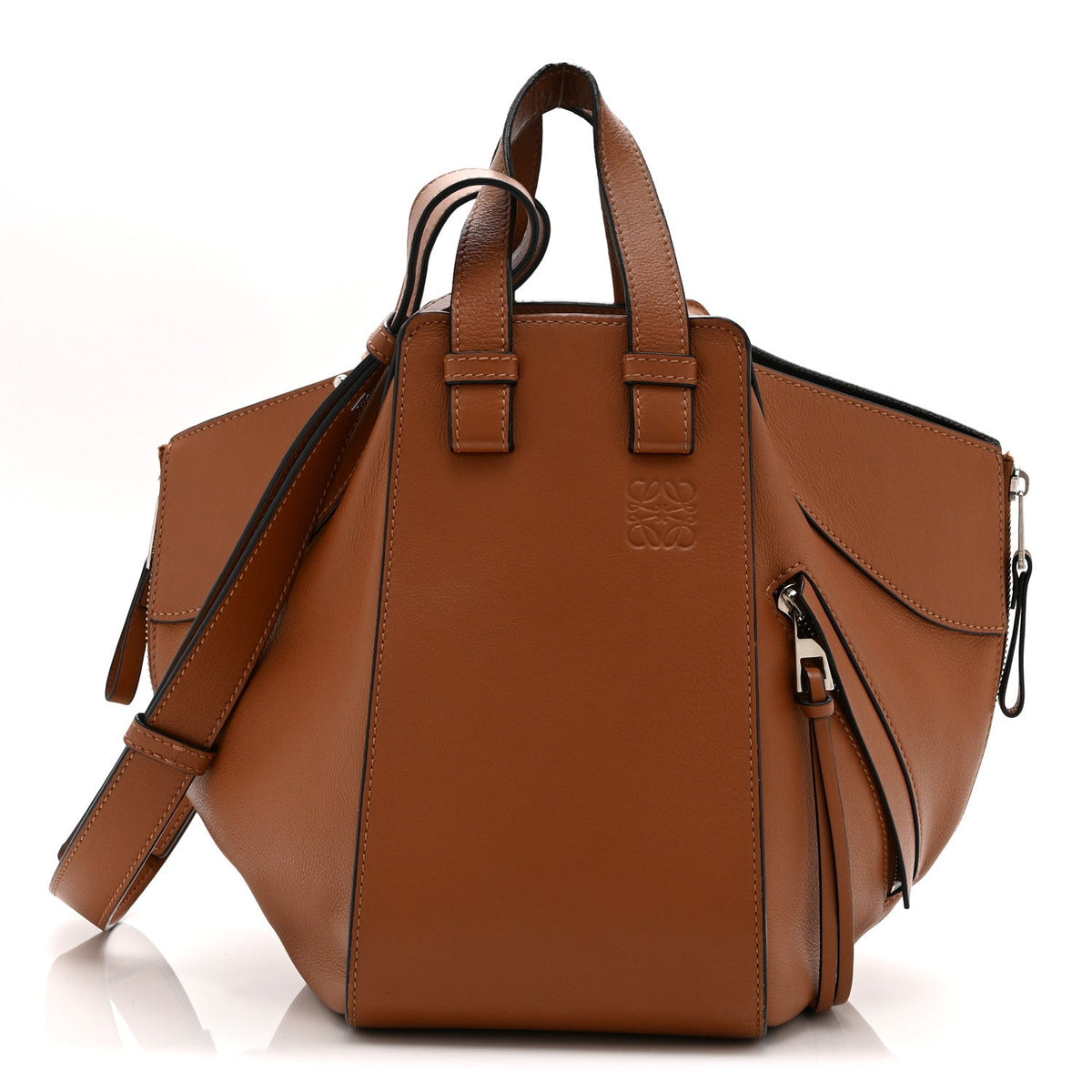 Loewe Calfskin Small Hammock Shoulder Bag Tan 1976684
