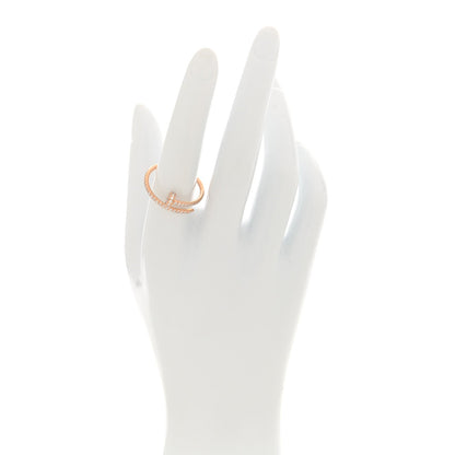 Cartier 18K Pink Gold Diamond Juste Un Clou Paved Ring