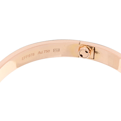 Cartier 18K Pink Gold LOVE Bracelet 17