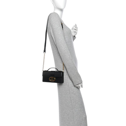 Christian Dior Smooth Calfskin Miss Montaigne Mini Flap Black 1983436