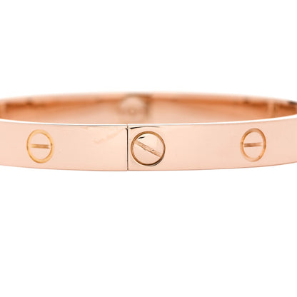 Cartier 18K Pink Gold LOVE Bracelet 17