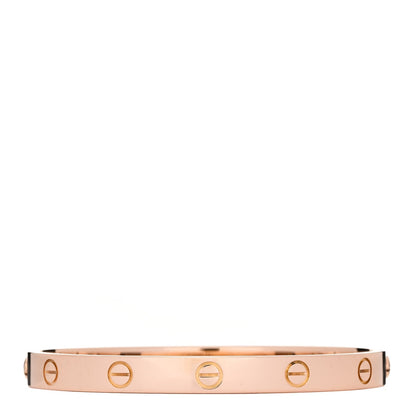 Cartier 18K Pink Gold LOVE Bracelet 17