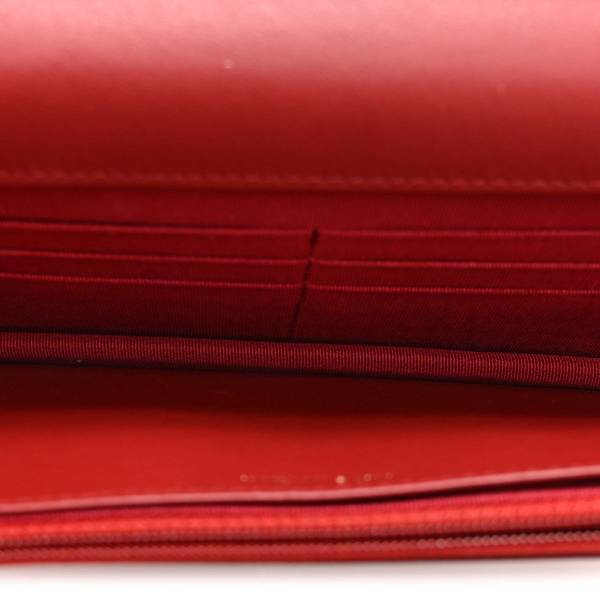Chanel Aged Calfskin Quilted Reissue Wallet On Chain Red