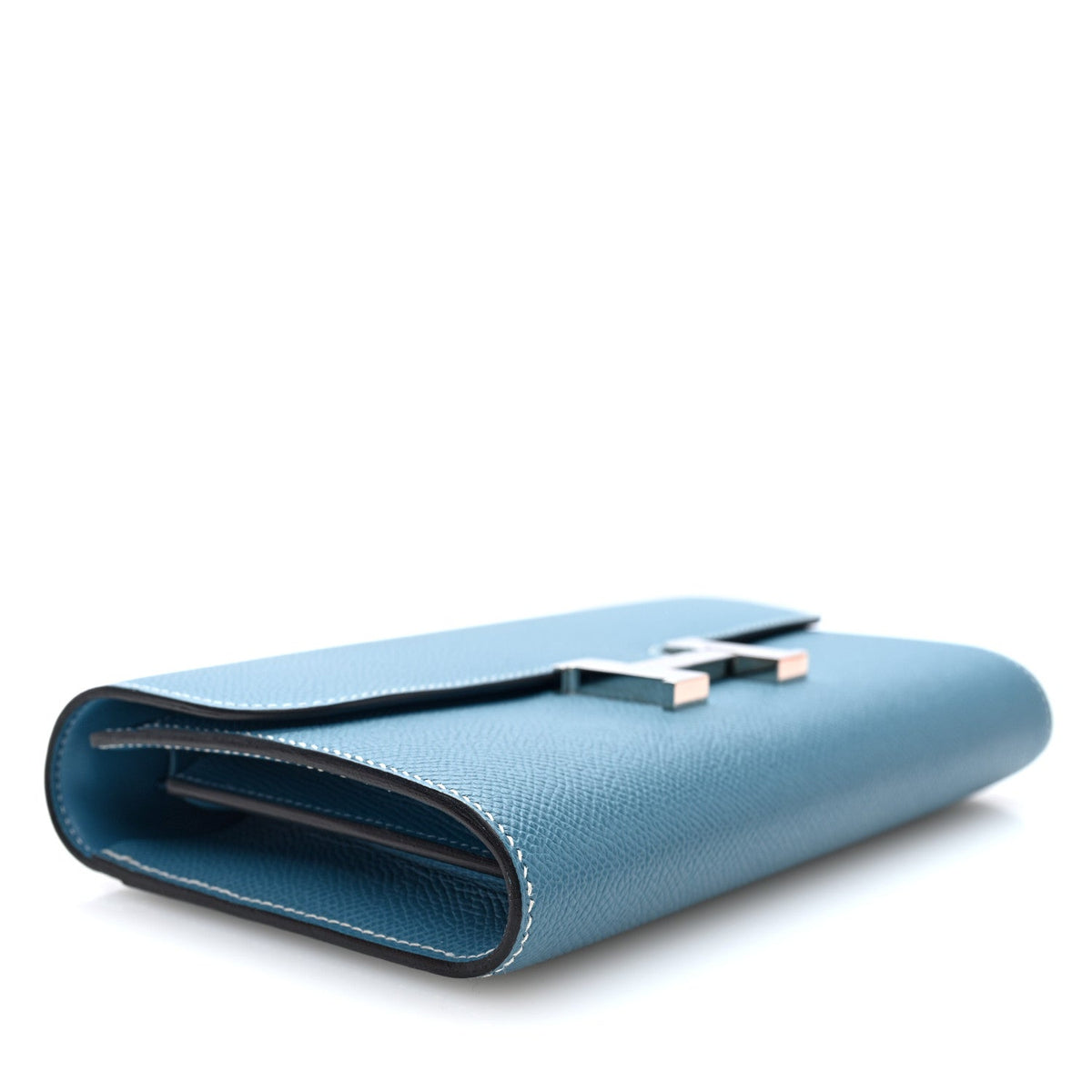 Hermes Epsom Constance Wallet To Go New Blue Jean