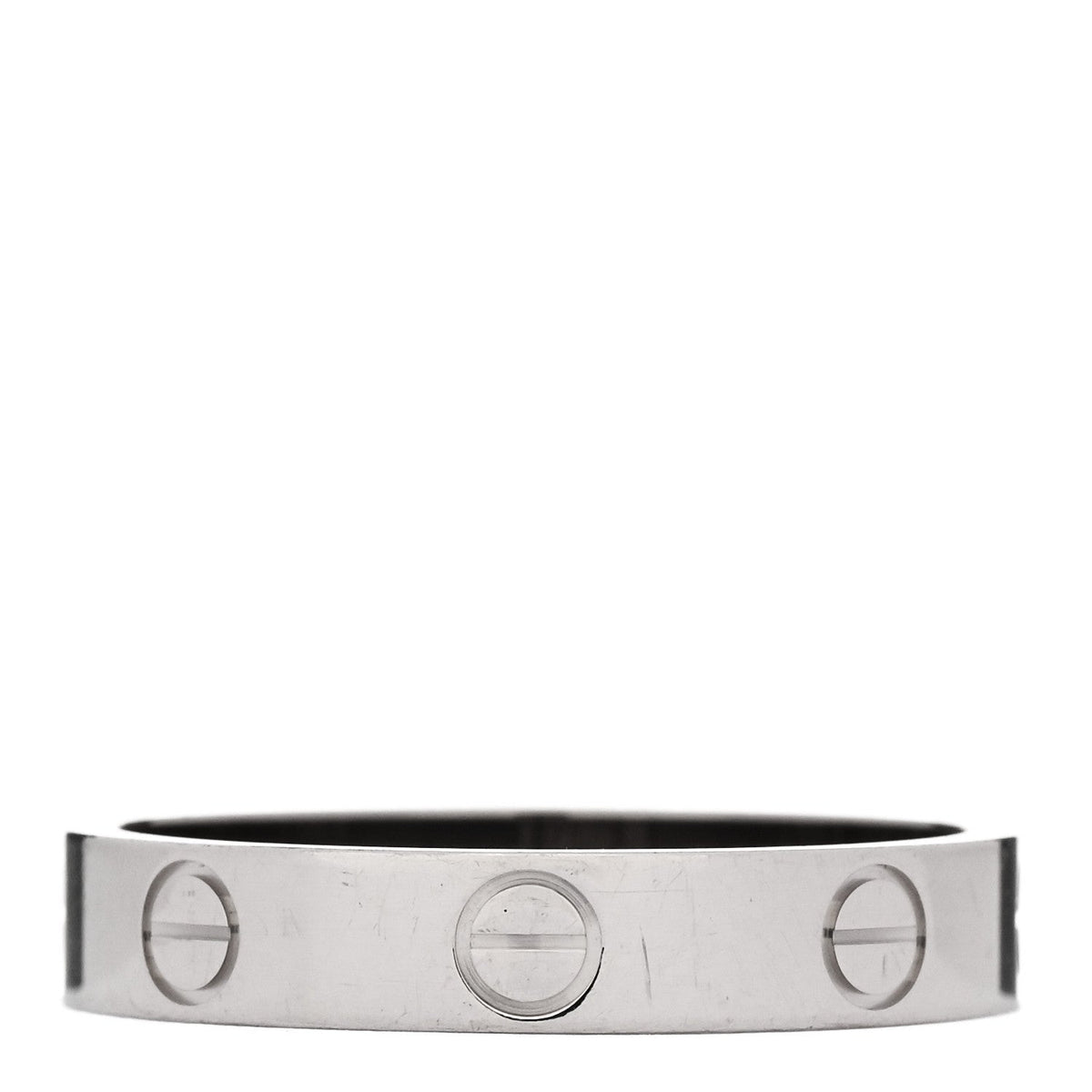 Cartier 18K White Gold 3.5mm LOVE Wedding Band Ring