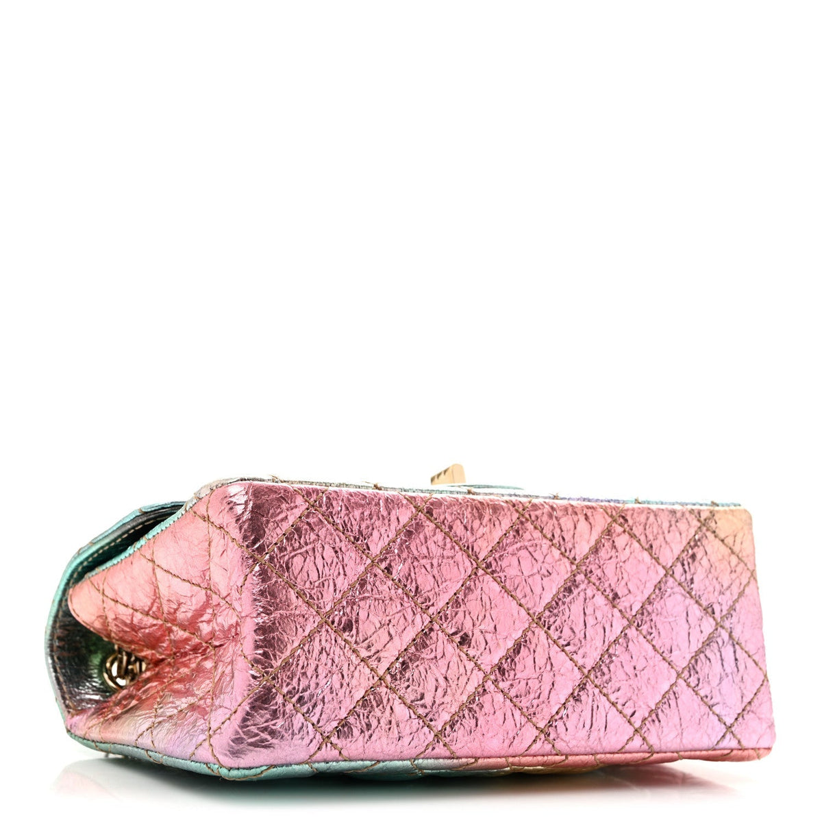 Chanel Metallic Goatskin Quilted Mini 2.55 Reissue Flap Multicolor