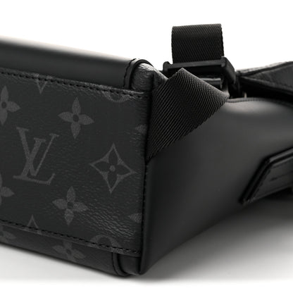 Louis Vuitton Monogram Eclipse Voyager PM Messenger Black
