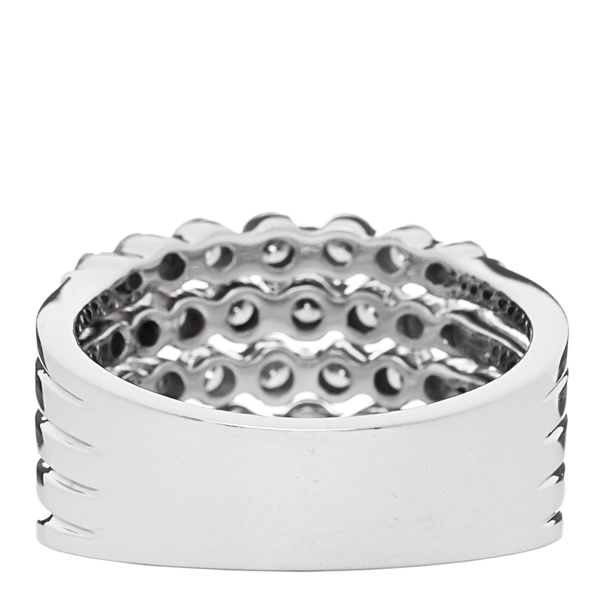 Parker & West by FASHIONPHILE14K White Gold Diamond 1.90ctw Five Row Band Ring 53 6.25