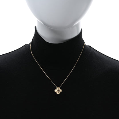 Van Cleef & Arpels 18K Yellow Gold Vintage Alhambra Pendant Necklace