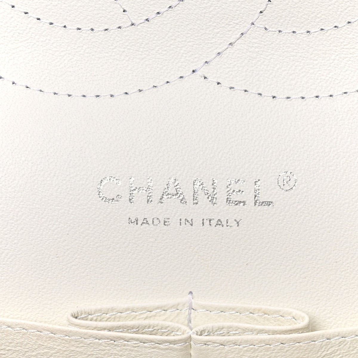 Chanel Caviar Quilted Jumbo Double Flap White