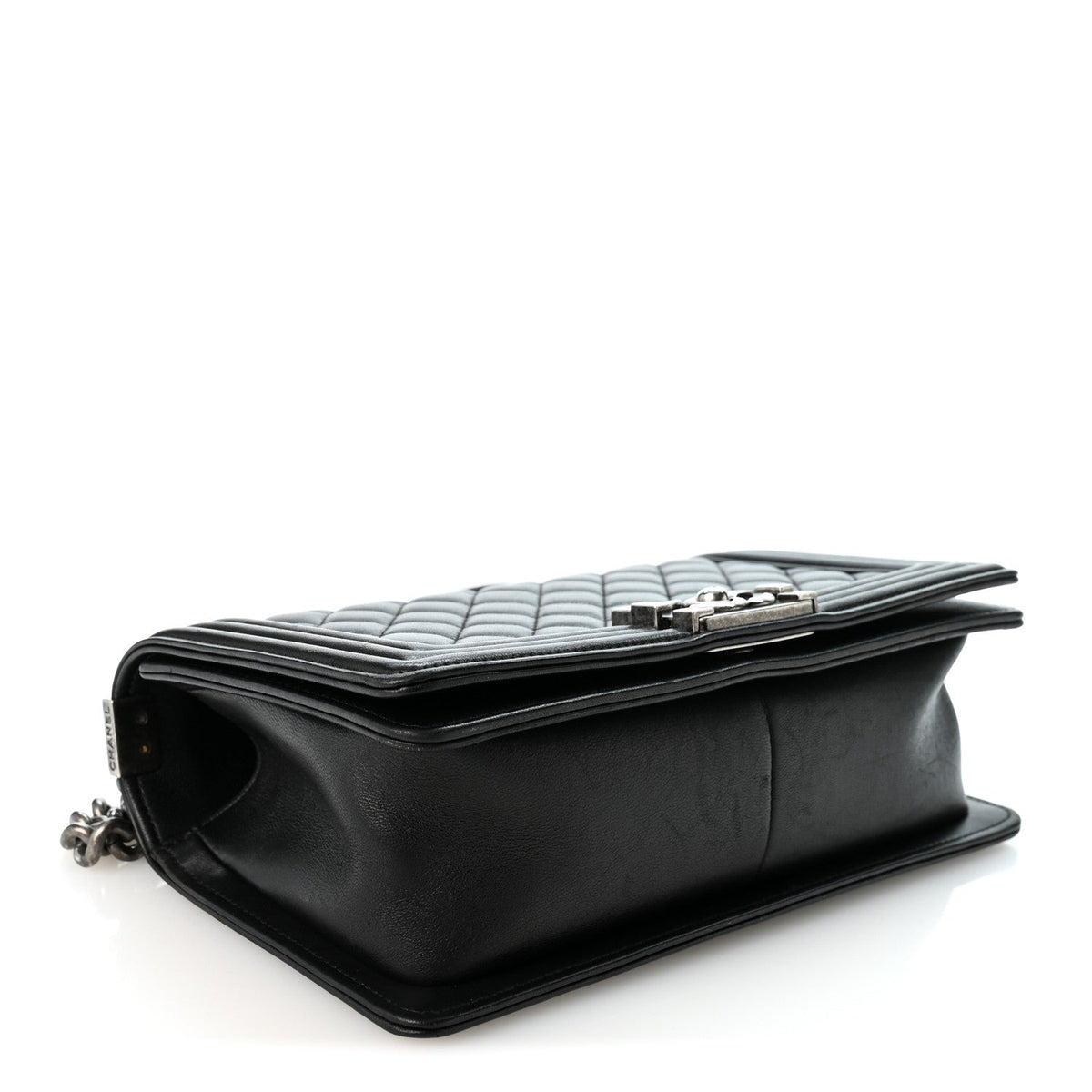 Chanel Calfskin Quilted Medium Boy Flap Black