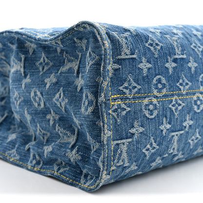 Louis Vuitton Monogram Denim Onthego MM Blue