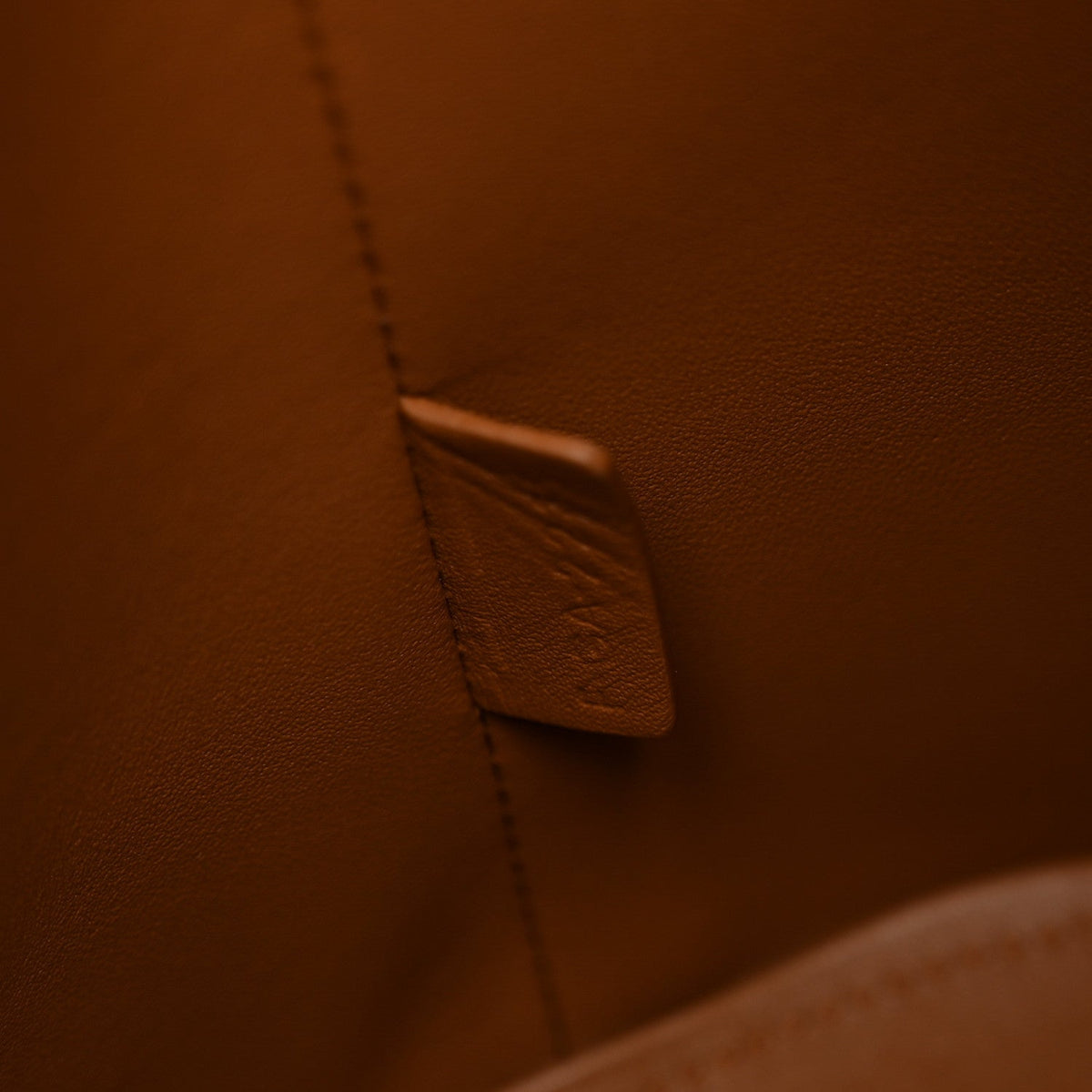 Celine Suede Calfskin Triomphe Medium Louise Bag Pecan