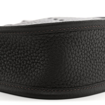 Hermès Taurillon Clemence Evelyne TPM Bai Brun