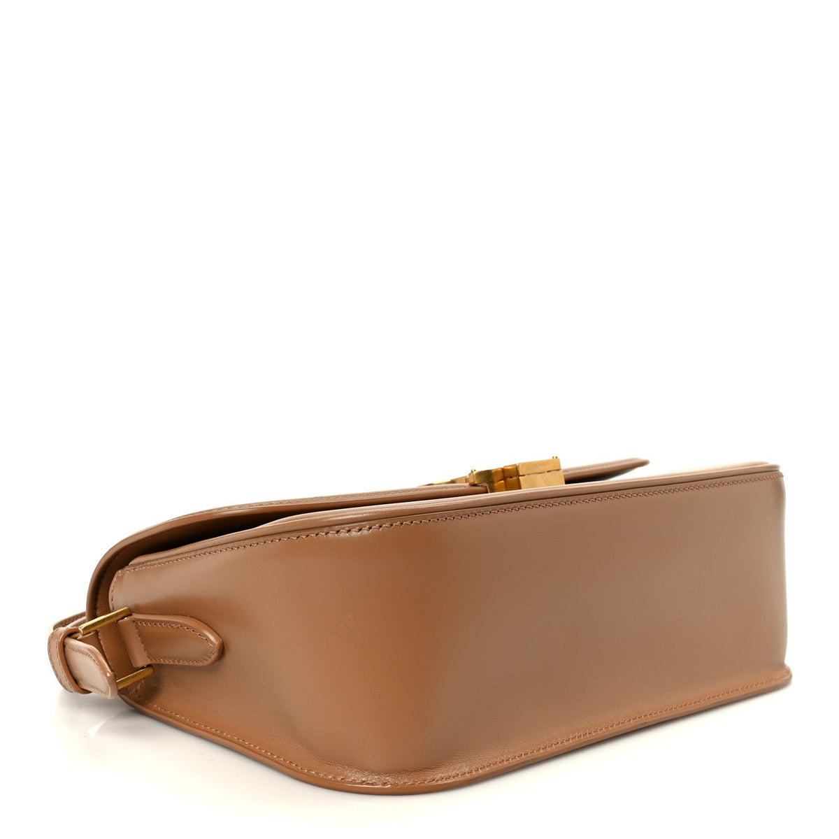 Saint Laurent Soft Ultracalfskin Monogram Small Solferino Shoulder Bag New Hazelnut