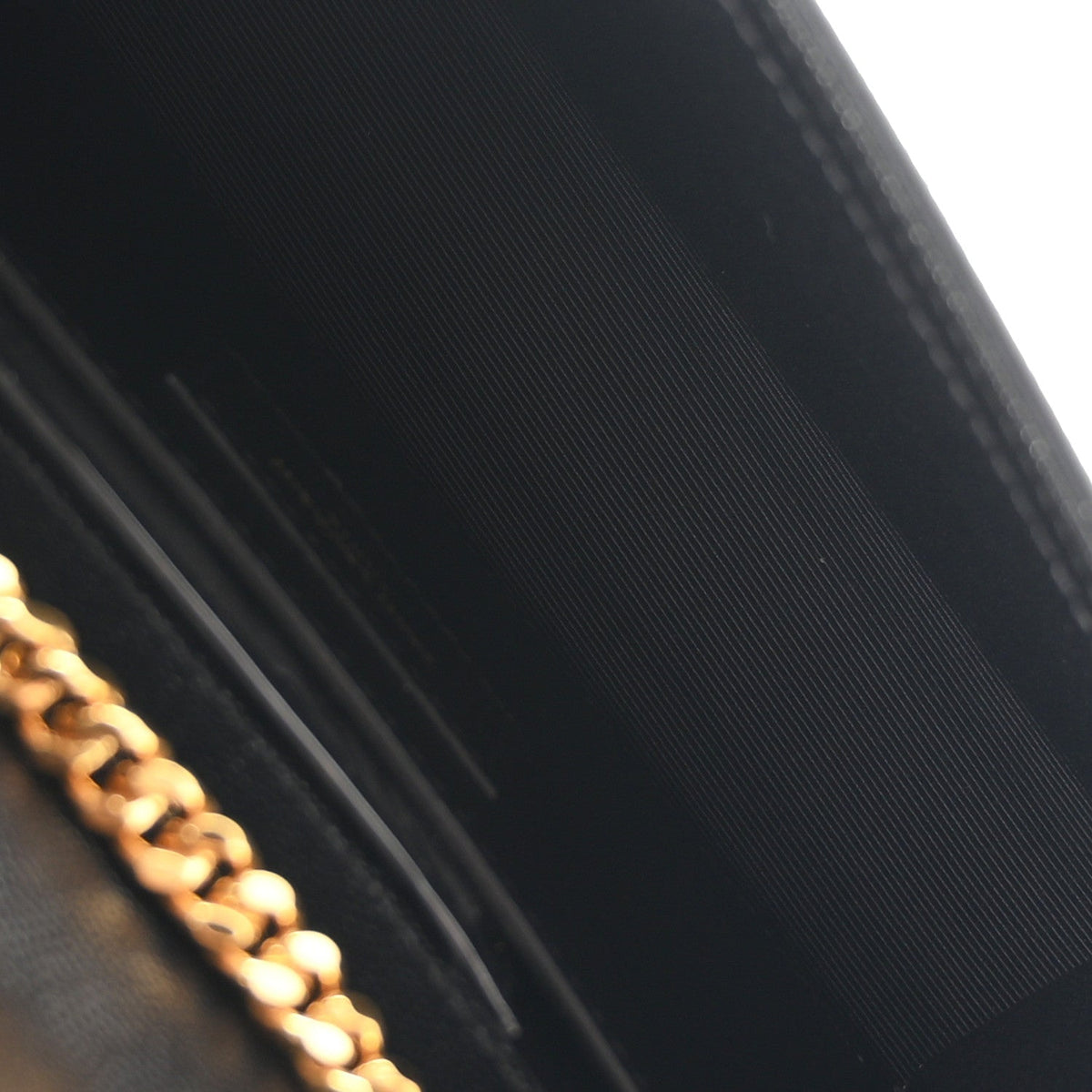 Saint Laurent Grain De Poudre Small Classic Monogram Kate Tassel Satchel Black