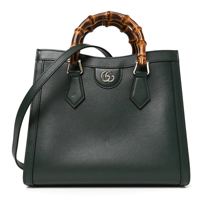 Gucci Sweetbread Calfskin Small Diana Tote Bag Green 1984172
