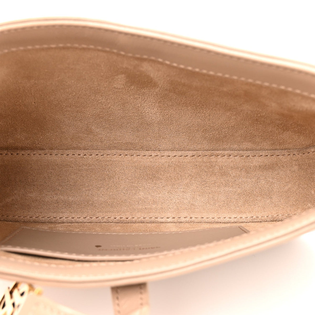 Saint Laurent Vegetable Calfskin Mini Le 5 À 7 Hobo Dark Beige