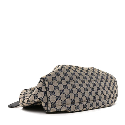 Gucci Monogram Medium Sukey Tote Navy