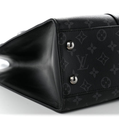 Louis Vuitton Monogram Eclipse Sac Plat 24H Black